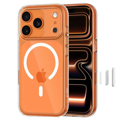 MagSafe-etui til Apple iPhone 17 Pro Max, Tech-Protect, MagPeak, Transparent