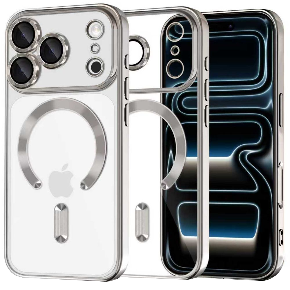 MagSafe cover til Apple iPhone 17 Pro, Tech-Protect, Magflex, Sølv