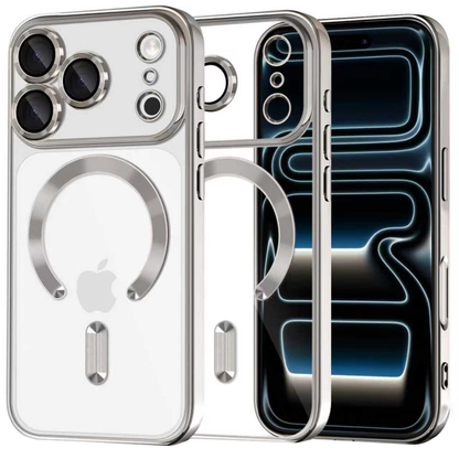 MagSafe cover til Apple iPhone 17 Pro, Tech-Protect, Magflex, Sølv