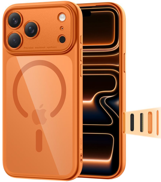MagSafe cover til Apple iPhone 17 Pro, Tech-Protect, MagPeak, Orange