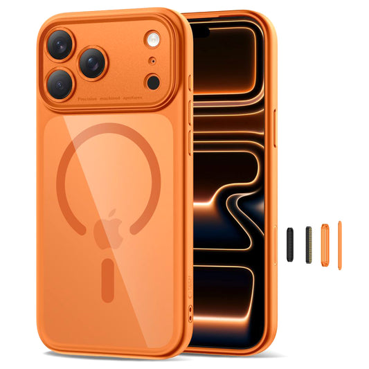 MagSafe cover til Apple iPhone 17 Pro Max, Tech-Protect, MagPeak, Orange