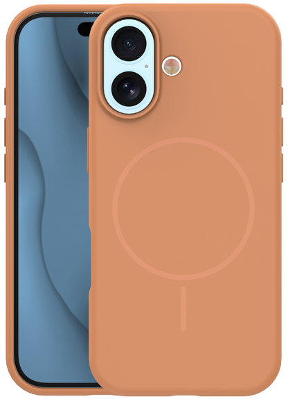 MagSafe-etui til Apple iPhone 17, OEM, Silicone Thin, Orange