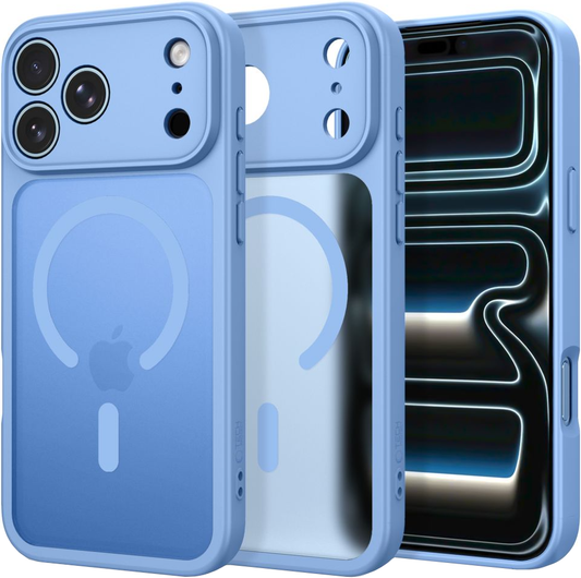 MagSafe-etui til Apple iPhone 18 Pro / 17 Pro, Tech-Protect, BasicMag, Mat Blå