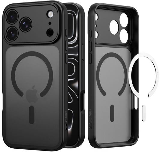 MagSafe-etui til Apple iPhone 18 Pro Max / 17 Pro Max, Tech-Protect, BasicMag, Mat Sort