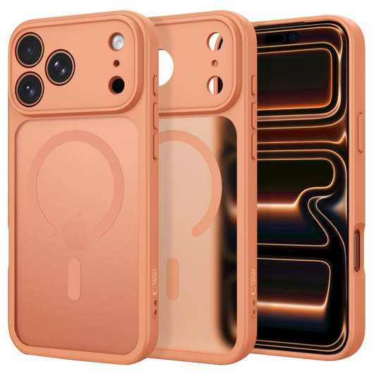 MagSafe-etui til Apple iPhone 18 Pro / 17 Pro, Tech-Protect, BasicMag, Mat Orange