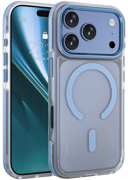 MagSafe-etui til Apple iPhone 18 Pro / 17 Pro, Etteri, Icy Mag, Blå