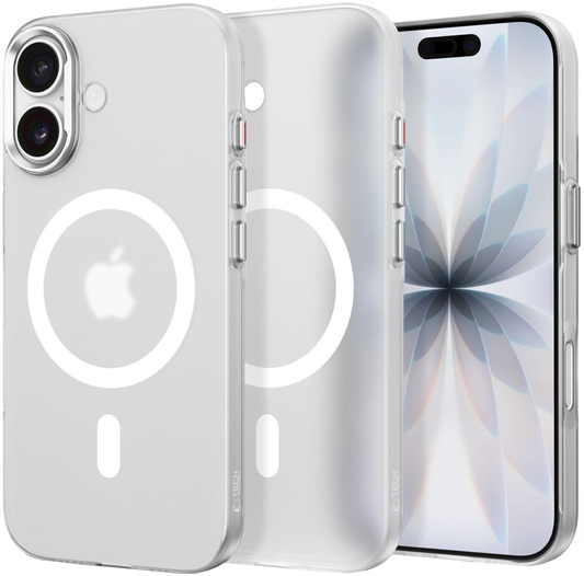 MagSafe-etui til Apple iPhone 17, Tech-Protect, MagZero, Mat hvid
