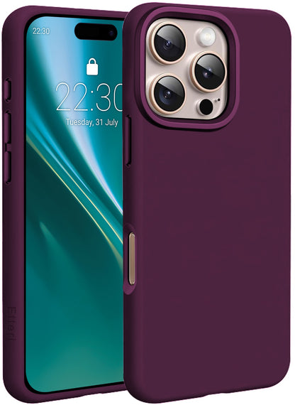 MagSafe-etui til Apple iPhone 16 Pro, Etteri, Silicone Mag, Vinrød
