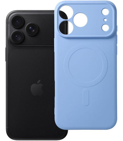 MagSafe-cover til Apple iPhone 18 Pro Max / 17 Pro Max, OEM, Silicone Mag, lyseblå