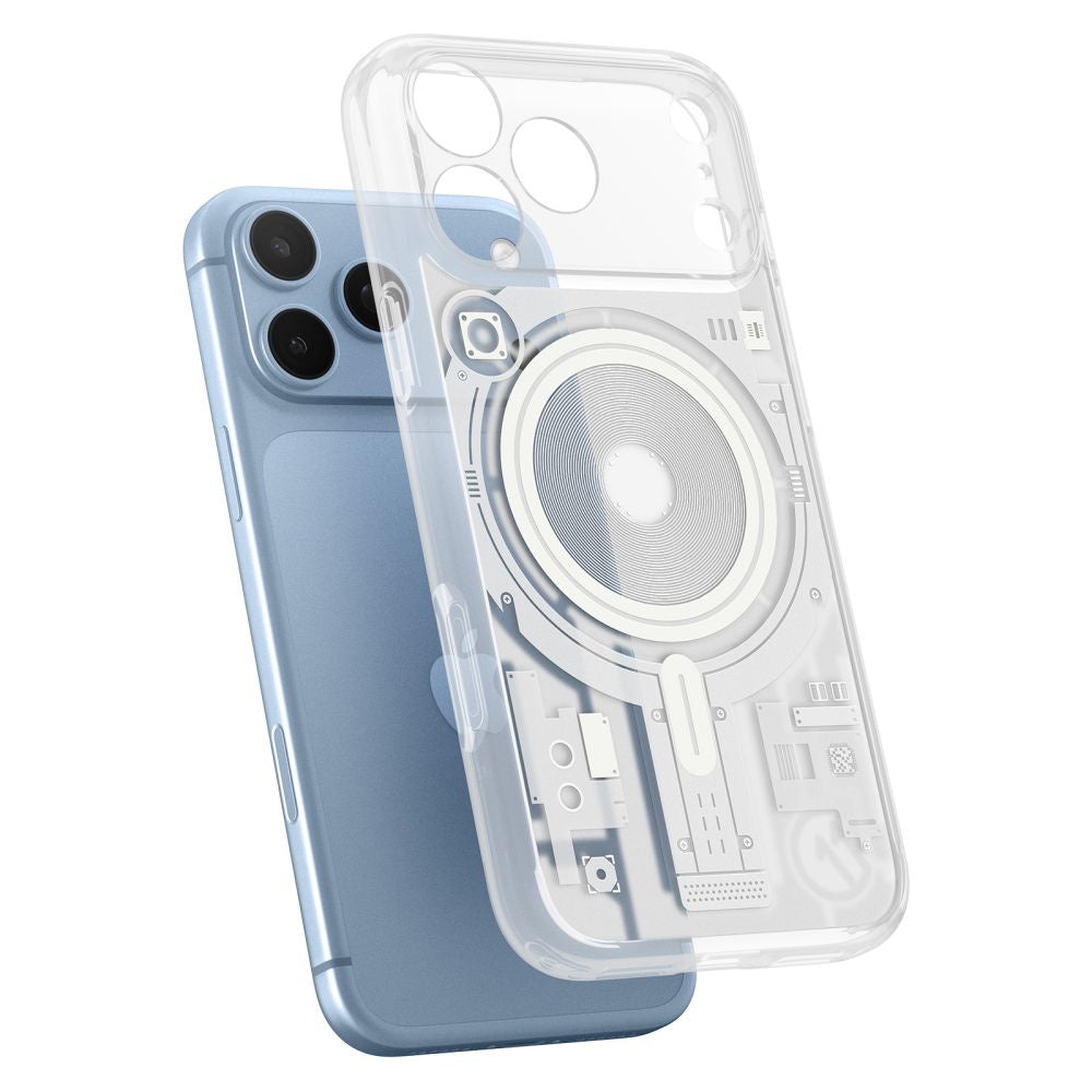 MagSafe-cover til Apple iPhone 18 Pro / 17 Pro, Spigen, C11 Ultra Hybrid MagFit Element, hvid ACS12308