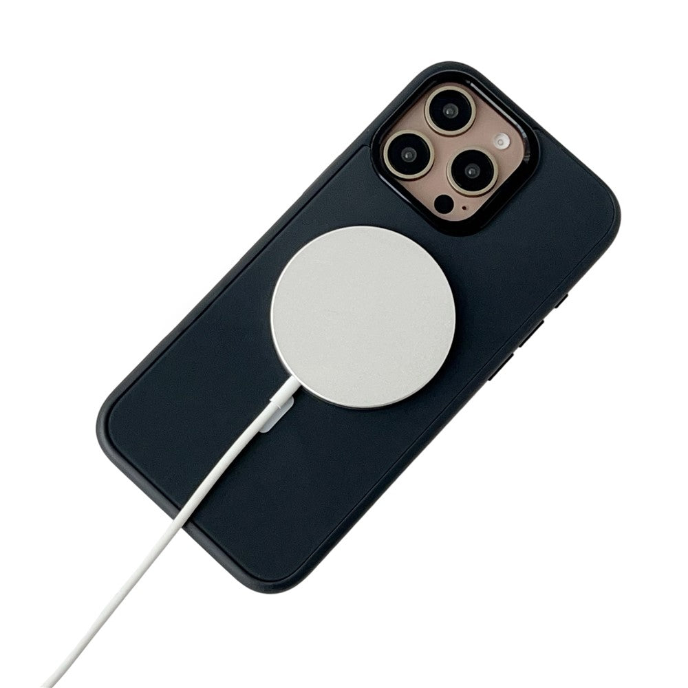 MagSafe-etui til Apple iPhone 15 Pro Max, OEM, Rund Skærm Smart E-Ink, Sort