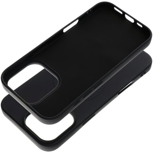 MagSafe-etui til Apple iPhone 16 Pro Max, OEM, Silicone Mag (Big Hole), Sort