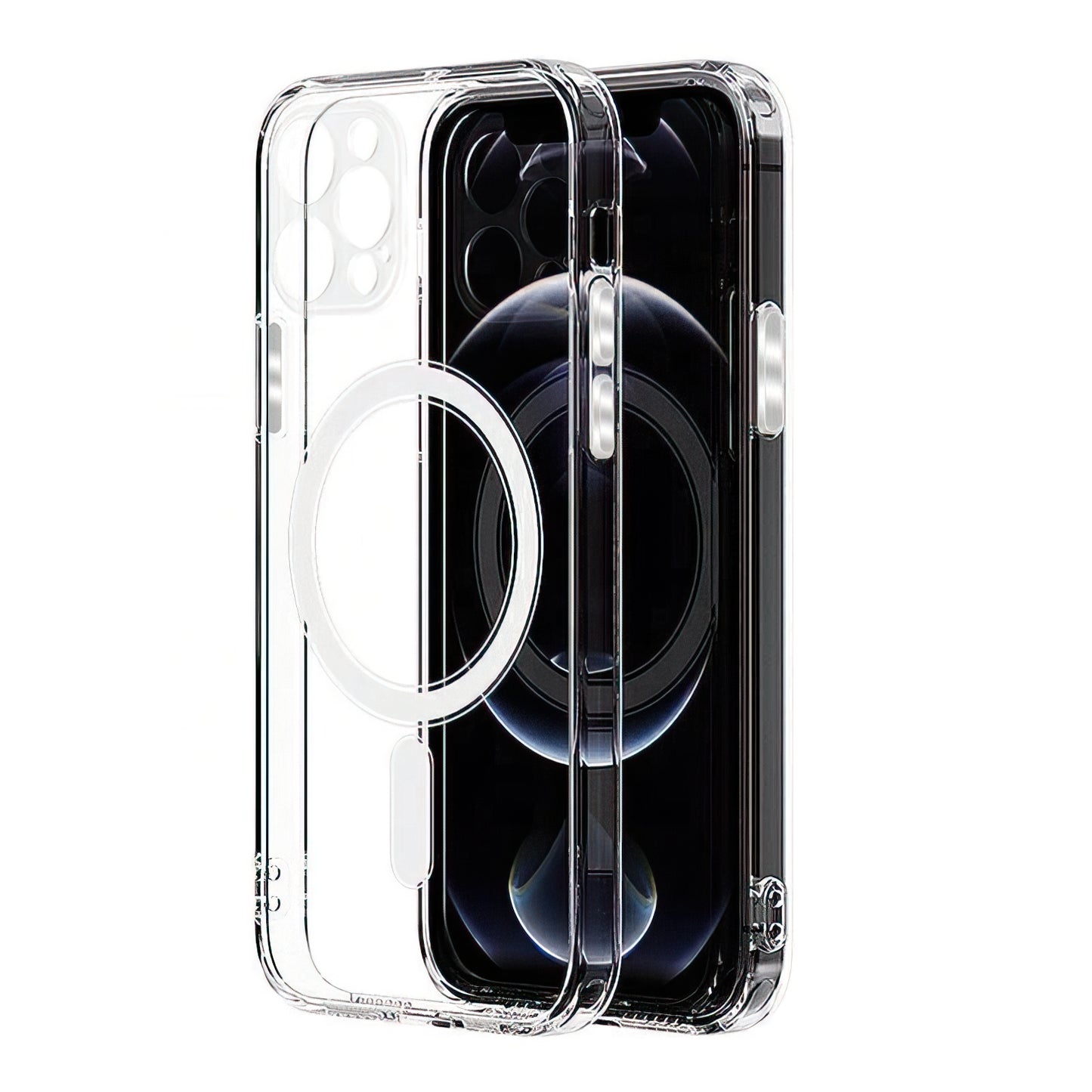 MagSafe-etui til Apple iPhone 16 Pro, OEM, Klar med kamerabeskyttelse, Transparent