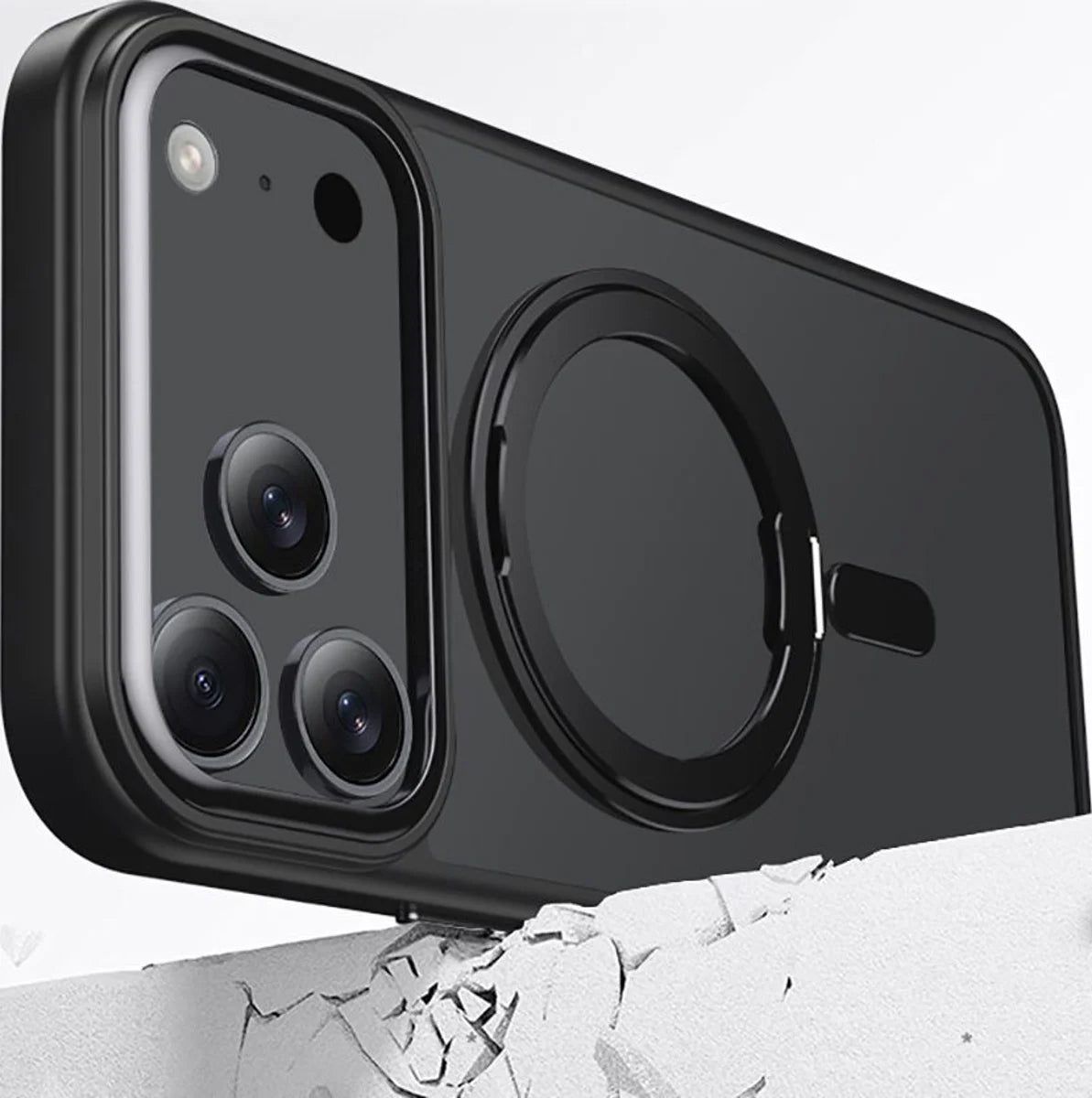 MagSafe cover til Apple iPhone 17 Pro Max, Tech-Protect, MagRing, Sort