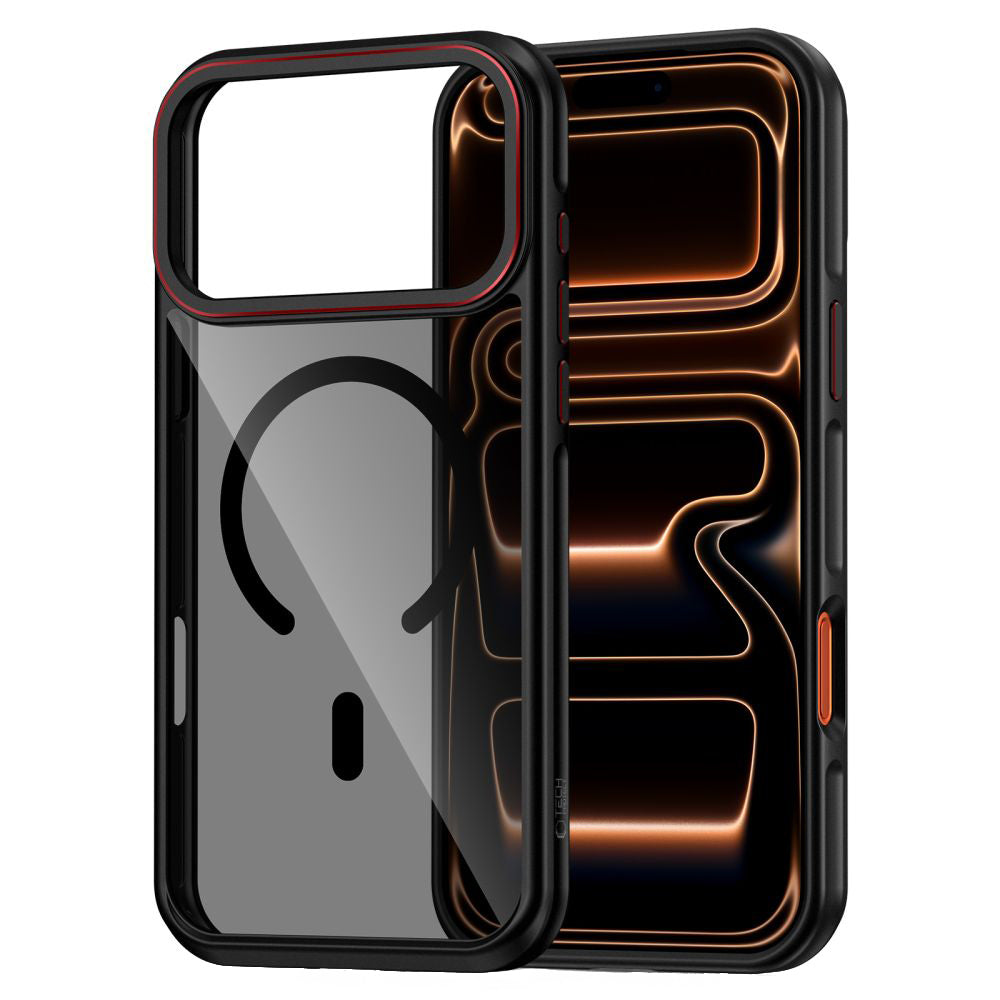 MagSafe cover til Apple iPhone 17 Pro Max, Tech-Protect, Maghybrid, Sort