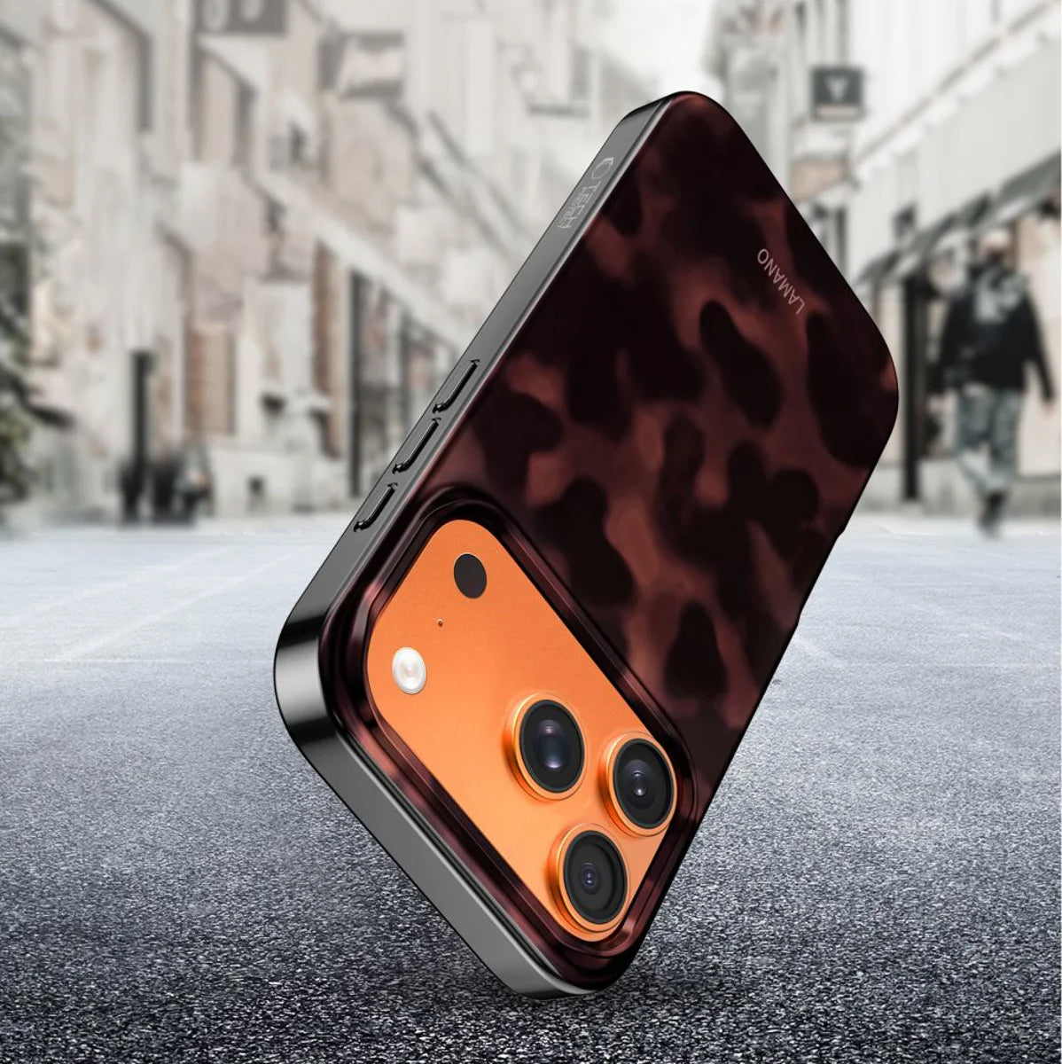 MagSafe cover til Apple iPhone 17 Pro Max, Tech-Protect, Lamano Panther, Sort