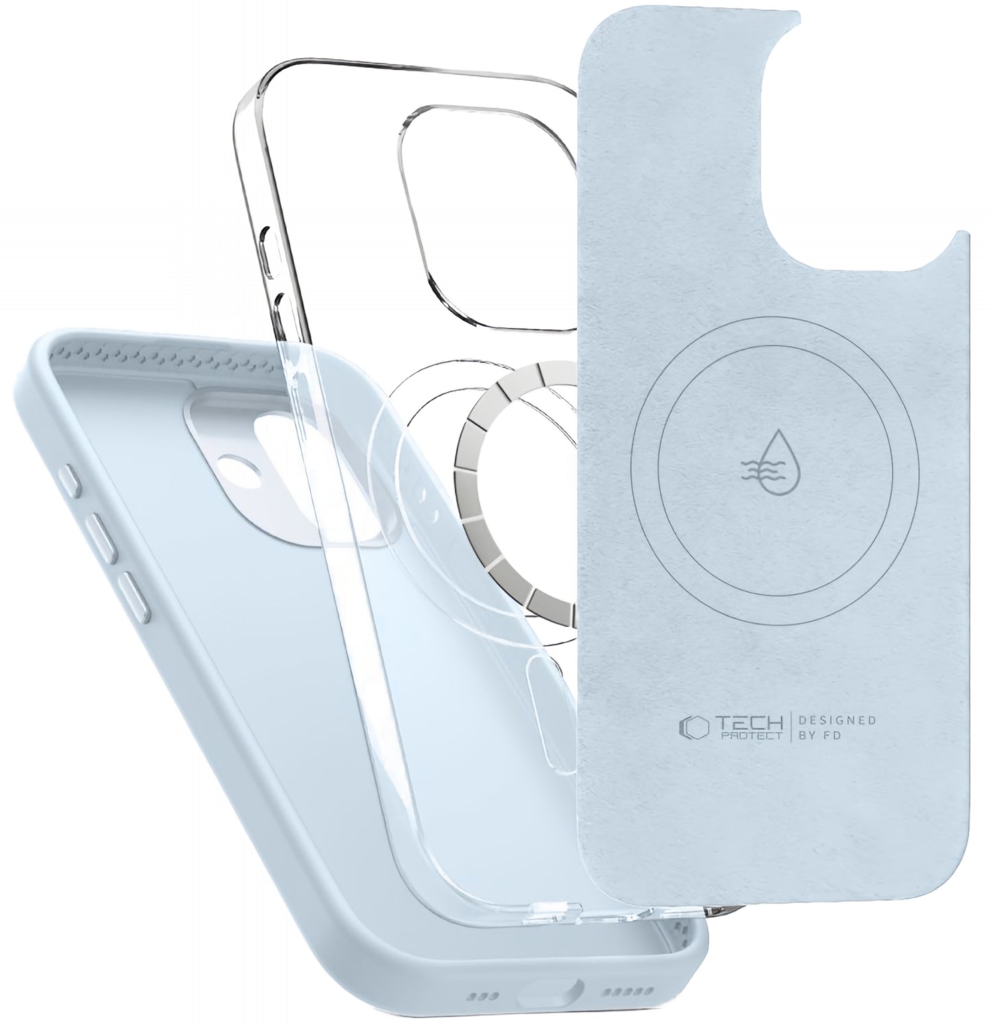 MagSafe cover til Apple iPhone 17, Tech-Protect, Uniq, Blå