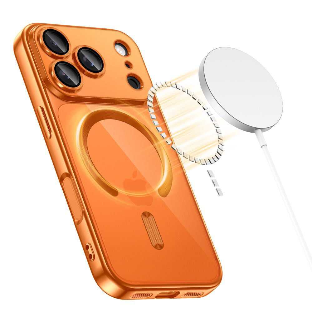MagSafe cover til Apple iPhone 17 Pro Max, Tech-Protect, Magflex, Orange