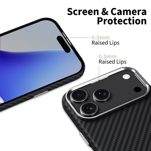 MagSafe cover til Apple iPhone 17 Pro Max, Tech-Protect, Ion Carbon, Sort