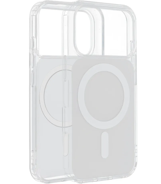 MagSafe-etui til Apple iPhone 17e / 16e, OEM, Clear Fusion Mag Cover, Hvid