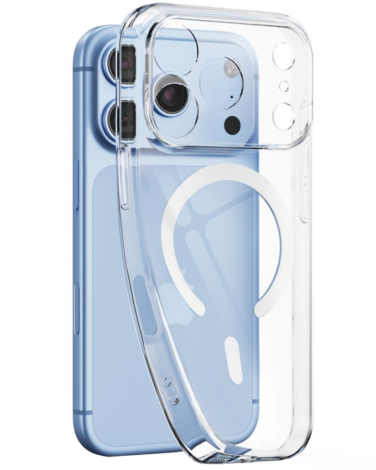 MagSafe-etui til Apple iPhone 18 Pro / 17 Pro, Tech-Protect, Flexair, Transparent