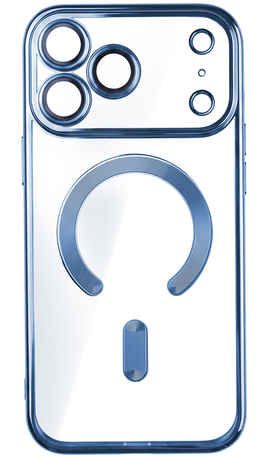 MagSafe-etui til Apple iPhone 18 Pro Max / 17 Pro Max, OEM, Color Chrome Mag, Bleu