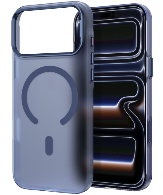 MagSafe-etui til Apple iPhone 18 Pro / 17 Pro, Tech-Protect, MagZero, Mat Mørkeblå