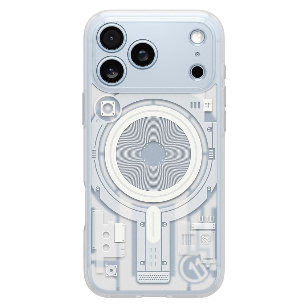 MagSafe-cover til Apple iPhone 18 Pro / 17 Pro, Spigen, C11 Ultra Hybrid MagFit Element, hvid ACS12308