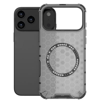 MagSafe cover til Apple iPhone 17 Pro, Techsuit, HoneyComb Shield, Sort