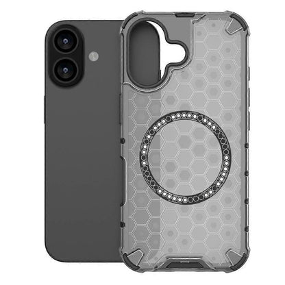 MagSafe cover til Apple iPhone 17, Techsuit, HoneyComb Shield, Sort