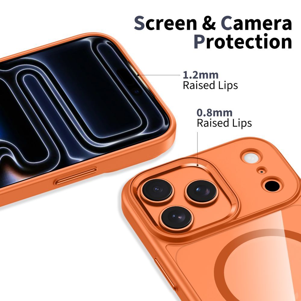 MagSafe cover til Apple iPhone 17 Pro, Tech-Protect, Magmat, Orange