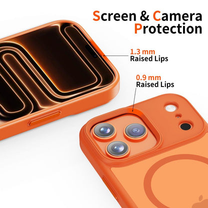 MagSafe cover til Apple iPhone 17 Pro Max, Tech-Protect, Magmat, Mat Orange