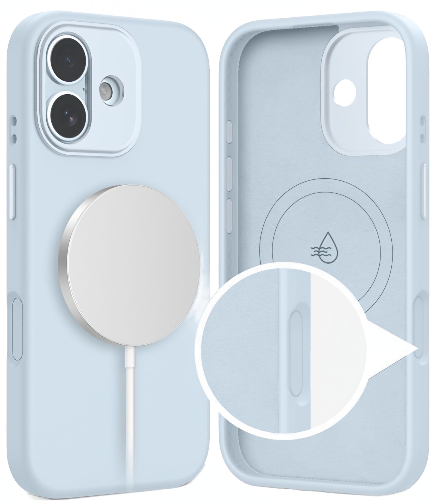 MagSafe cover til Apple iPhone 17, Tech-Protect, Uniq, Blå