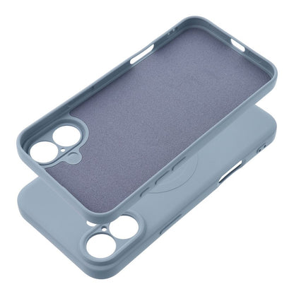 MagSafe-etui til Apple iPhone 17e / 16e, OEM, Silicone Mag, Blå