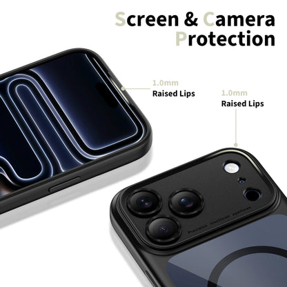 MagSafe-etui til Apple iPhone 17 Pro Max, Tech-Protect, MagPeak, Sort Transparent