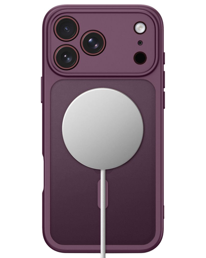 MagSafe-etui til Apple iPhone 18 Pro Max / 17 Pro Max, Tech-Protect, BasicMag, Mat Vinrød