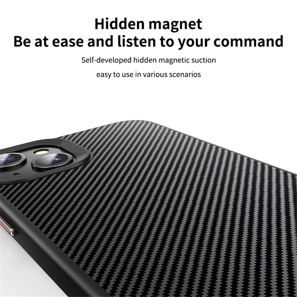 MagSafe-etui til Apple iPhone 15, OEM, Carbon, Sort