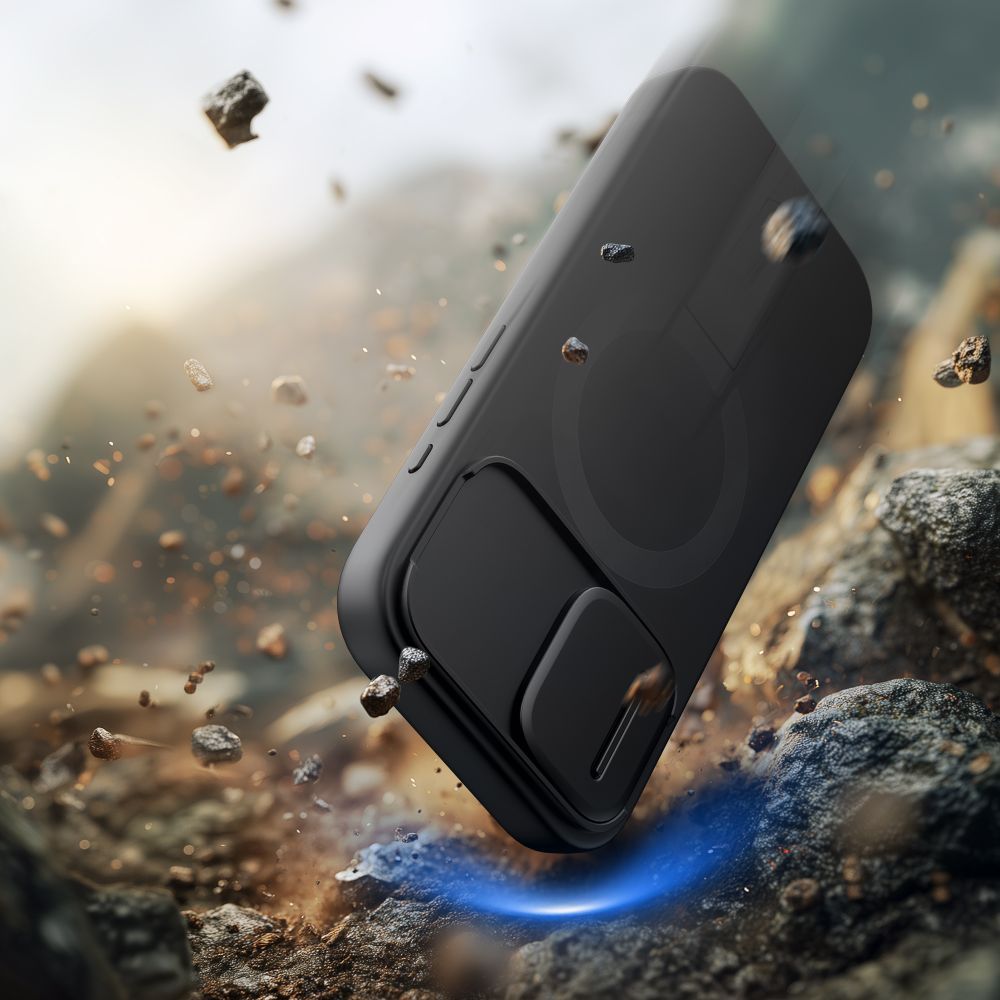 MagSafe cover til Apple iPhone 17, Tech-Protect, Kevlar Aura, Sort