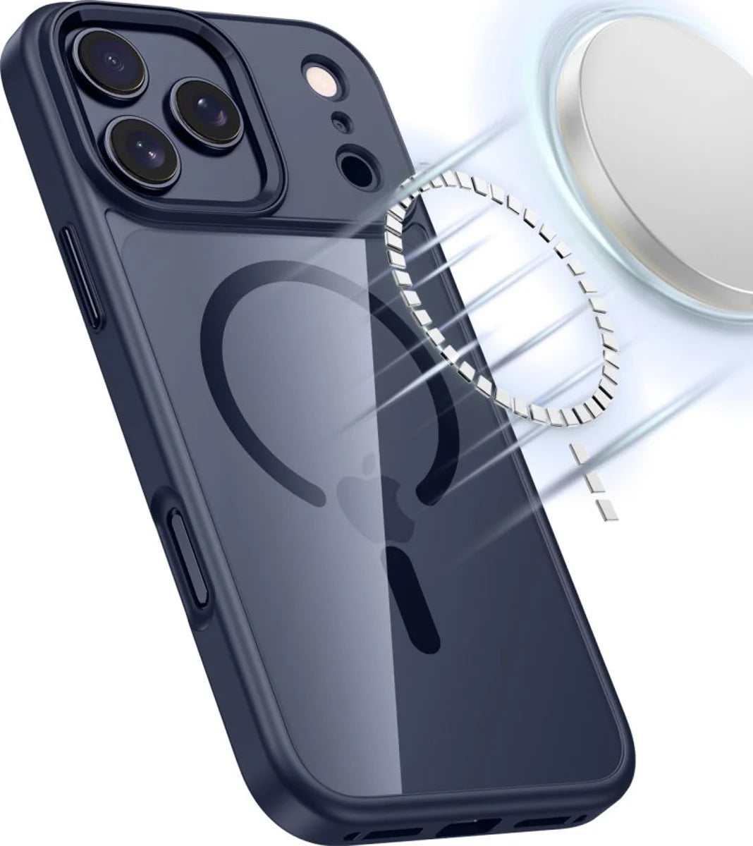 MagSafe cover til Apple iPhone 17 Pro, Tech-Protect, Magmat, Marineblå
