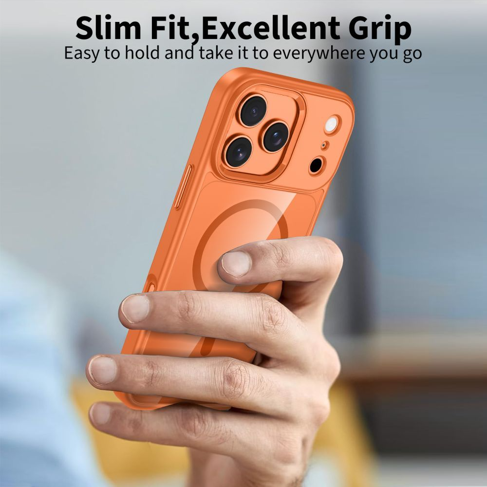MagSafe cover til Apple iPhone 17 Pro Max, Tech-Protect, Magmat, Orange