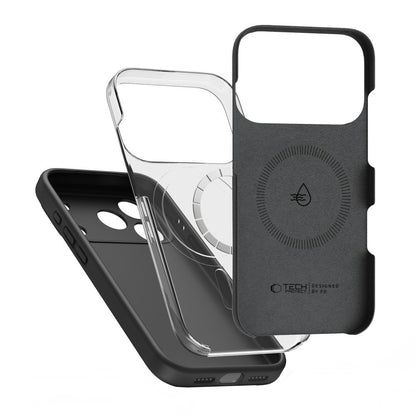MagSafe cover til Apple iPhone 17 Pro Max, Tech-Protect, Silikone, Sort