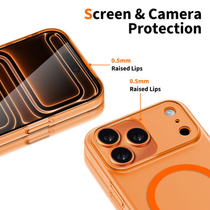 MagSafe cover til Apple iPhone 17 Pro Max, Tech-Protect, MagSlim, Mat Orange