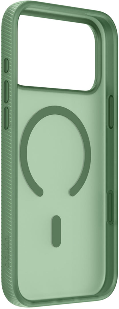 MagSafe-etui til Apple iPhone 17 Pro, Belkin, SheerForce Grip, Grøn MSA035hqSE
