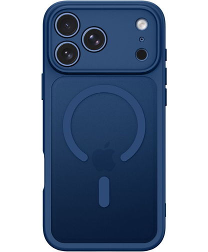 MagSafe-etui til Apple iPhone 18 Pro / 17 Pro, Tech-Protect, BasicMag, Mat Marineblå