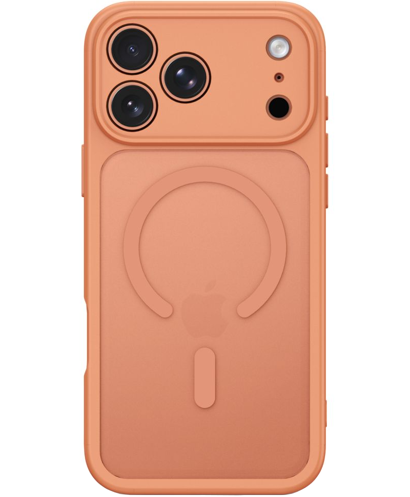 MagSafe-etui til Apple iPhone 18 Pro / 17 Pro, Tech-Protect, BasicMag, Mat Orange
