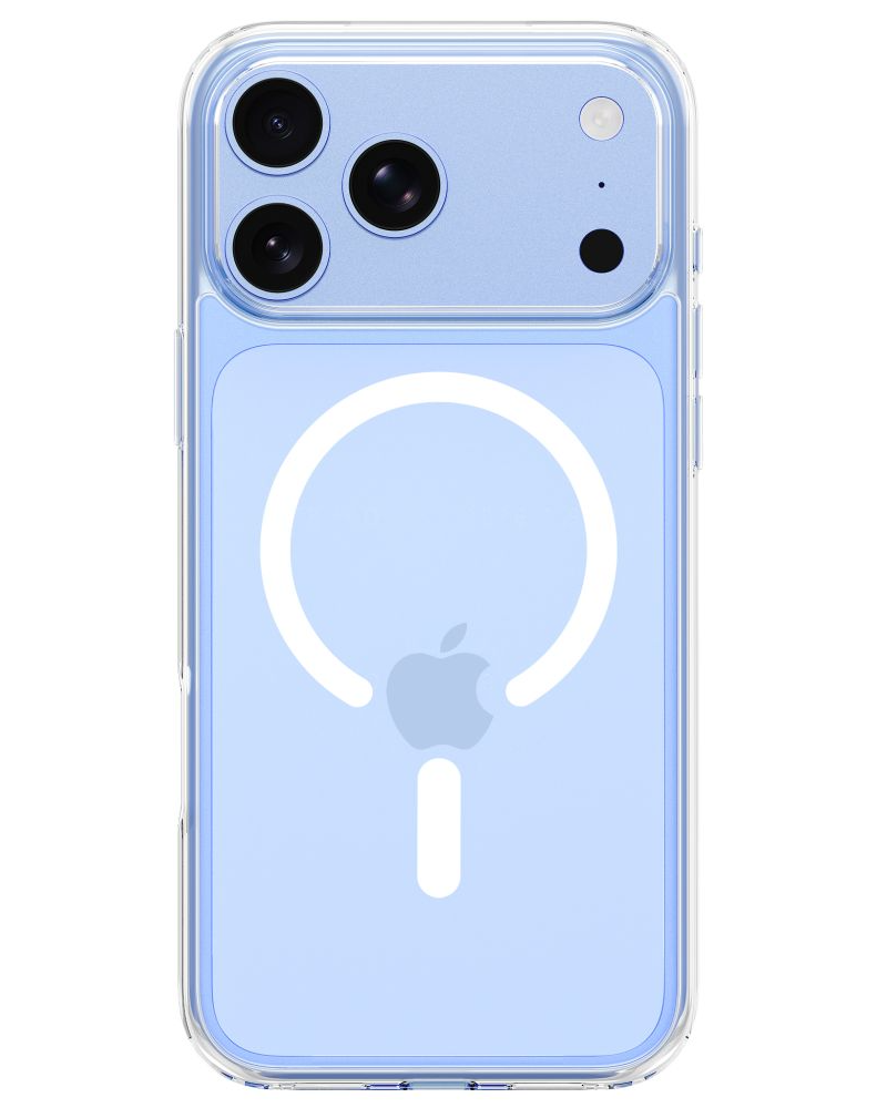 MagSafe-etui til Apple iPhone 18 Pro / 17 Pro, Tech-Protect, Flexair Hybrid med skærmbeskytter, gennemsigtig