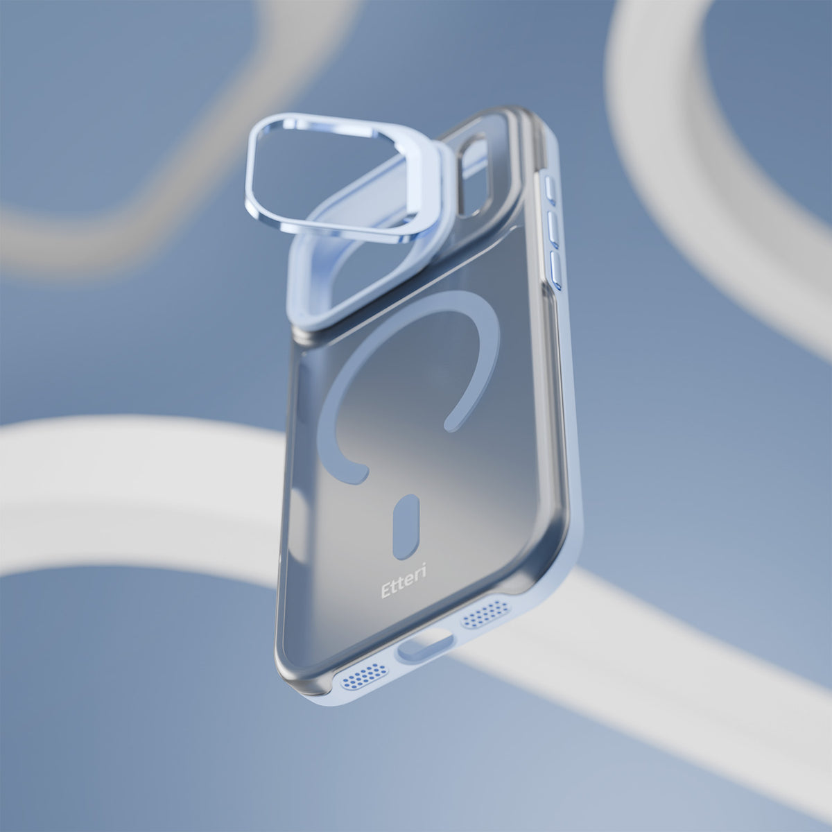 MagSafe-etui til Apple iPhone 18 Pro / 17 Pro, Etteri, Morning Fog, Blå