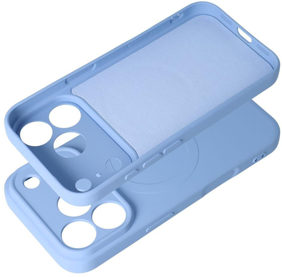 MagSafe-cover til Apple iPhone 18 Pro Max / 17 Pro Max, OEM, Silicone Mag, lyseblå
