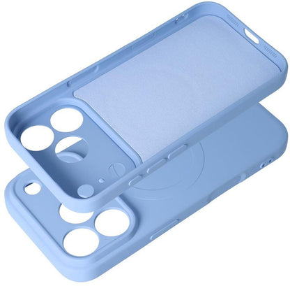 MagSafe-cover til Apple iPhone 18 Pro Max / 17 Pro Max, OEM, Silicone Mag, lyseblå