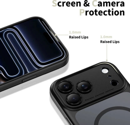 MagSafe-etui til Apple iPhone 17 Pro, Tech-Protect, MagPeak, Mat Sort